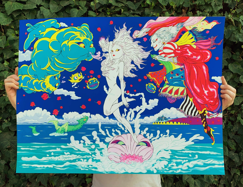 "Esperwave: The Birth of Terra" by Yoshitaka Amano